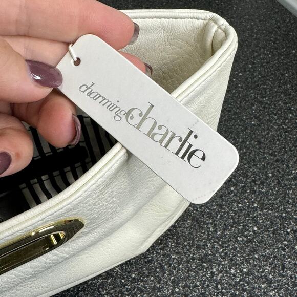 Charming Charlie NWT Off White Clutch - Picture 5 of 7